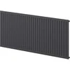 Radiatorius Mexen CH10 Hygiene, 500 x 1000 mm, pajungimas iš šono, 530 W, antracito