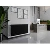 Radiatorius Mexen CH10 Hygiene, 600 x 700 mm, pajungimas iš šono, 437 W, juodas