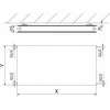 Radiatorius Mexen CHF20 Hygiene Flat 500 x 800 mm, šoninio pajungimo, 690 W, baltas