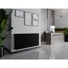 Radiatorius Mexen CHF20 Hygiene Flat, 900 x 1800 mm, šoninio pajungimo, 2516 W, juodas