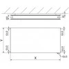 Radiatorius Mexen CVHF20 Hygiene Flat, 500 x 700 mm, apatinio pajungimo, 604 W, baltas