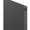 Radiatorius Mexen Flat CCF11, 400 x 600 mm, pajungimas iš apačios per vidurį, 333 W, antracito