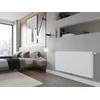 Radiatorius Mexen Flat CCF21, 900 x 700 mm, 1113 W, pajungimas iš apačios per vidurį, baltas