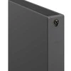 Radiatorius Mexen Flat CCF22, 400 x 700 mm, pajungimas iš apačios per vidurį, 797 W, antracito