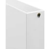 Radiatorius Mexen Flat CCF33, 300 x 700 mm, pajungimas iš apačios per vidurį, 868 W, baltas