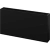 Radiatorius Mexen Flat CF33, 900 x 1000 mm, šoninio pajungimo, 3001 W, juodas