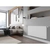 Radiatorius Mexen Flat CVF11, 400 x 1200 mm, pajungimas iš apačios, 667 W, baltas