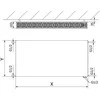 Radiatorius Mexen Flat CVF22, 500 x 1000 mm, apatinio pajungimo, 1364 W, juodas