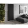 Radiatorius Mexen Flat VR20S, 1400 x 300 mm, pajungimas iš apačios per vidurį, 534 W, juodas