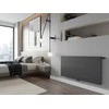 Radiatorius Mexen Line CCL11, 300 x 1100 mm, 500 W, pajungimas iš apačios per vidurį, antracitas