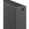 Radiatorius Mexen Line CCL33, 400 x 900 mm, pajungimas iš apačios per vidurį, 1423 W, antracito