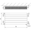 Radiatorius Mexen Line CVL33, 300 x 800 mm, apatinio pajungimo, 992 W, juodas