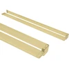 Rankšluosčių kabykla-lentynėlė dušo sienelėms Rea Evo, Brushed Gold