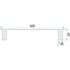 Rankšluosčių kabykla Rea Tomi 5801, Brushed Nickel