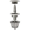 REA "Klik-klak" dangtelis praustuvui universalus, Brushed Nickel Inox