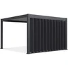 Reguliuojama panelinė siena pavėsinėms Pergola ELEGANCE/DELUXE/FUSION 4 m, Anthracite