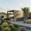 Reguliuojama panelinė siena pavėsinėms Pergola ELEGANCE/DELUXE/FUSION 3.6 m, Anthracite