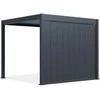 Reguliuojama panelinė siena pavėsinėms Pergola ELEGANCE/DELUXE/FUSION 3 m, Anthracite