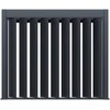 Reguliuojama panelinė siena pavėsinėms Pergola ELEGANCE/DELUXE/FUSION 3.6 m, Anthracite