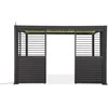 Reguliuojama žaliuzių panelė pavėsinei Pergola PREMIUM 4m, Anthracite (123,5 cm)