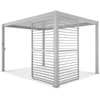 Reguliuojama žaliuzių panelė pavėsinei Pergola PREMIUM 4m, Baltas (123,5 cm)