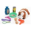 Lean Toys Rinkinys žaislinis šunų narvas su priedais
