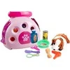 Lean Toys Rinkinys žaislinis šunų narvas su priedais