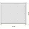 Roletas pavėsinei Pergola PRIMARY 4 m, Anthracite (370 cm)
