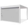 Roletas pavėsinėms Pergola ELEGANCE/DELUXE/FUSION 4 m, Baltas