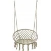 Sėdimas hamakas-sūpynės Boho, 82 cm, ecru