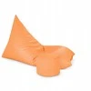 Sėdmaišis-gultas su pufu Sako XL Oxford, oranžinis