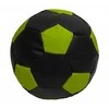 Sėdmaišis-pufas vaikams Ball XXL (40 cm), Juodas/Lime