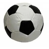 Sėdmaišis-pufas vaikams Ball XXL (40 cm), Baltas/Juodas