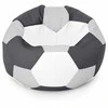 Sėdmaišis-pufas vaikams Ball XXL (40 cm), Light Pilkas/Graphite/Baltas