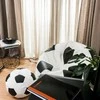 Sėdmaišis su pufu Ball XXXL (80 cm), Baltas/Juodas