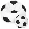 Sėdmaišis su pufu Ball XXXXL (100 cm), Baltas/Juodas