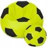 Sėdmaišis su pufu Ball XXXXL (100 cm), Lime/Juodas