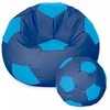 Sėdmaišis su pufu Ball XXXXL (100 cm), Mėlyna/Dark mėlynas