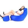 Sėdmaišis su pufu Mega Comfort XXL, dirbtinė oda, mėlynas