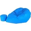 Sėdmaišis su pufu Mega Comfort XXL, kodura, mėlynas