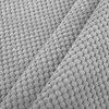 Sėdmaišis su pufu Mega Dot Velour M, 75x95 cm, šviesiai pilkas