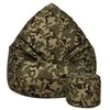 Sėdmaišis su pufu Sako Camouflage XXXXL Kodura, moro žalia