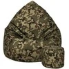 Sėdmaišis su pufu Sako Camouflage XXXXXL Kodura, moro žalia