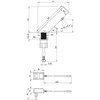 Sensorinis maišytuvas Deante Sense BQR_P28V, Polished steel (230/6V)