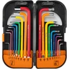 Šešiakampių ir TORX raktų rinkinys Bradas HX 1,5-10 mm / TX 10-50 mm, multicolour / long, 18 vnt.