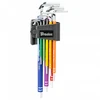 Šešiakampių raktų rinkinys Bradas HX 1,5-10 mm, multicolour / extra long, 9 vnt.