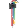 Šešiakampių raktų rinkinys Bradas HX 1,5-10 mm, multicolour / extra long, 9 vnt.