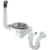 Sifonas granitinėms plautuvėms Deante Space-Saver ZXY_9949, Steel