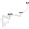 Sifonas plautuvėms Kuchinox OKS_B24T, Inox