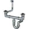 Alveus Sifonas plieninėms plautuvėms Deante ZXY_9924, Steel